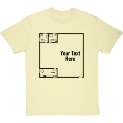 Personalised Floor Plan T-Shirt -ThinkWear Collective Sales personalised floorplan tshirt 1 naturaltshirt