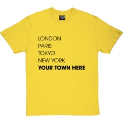 Personalised London, Paris, Tokyo, New York T-Shirt
