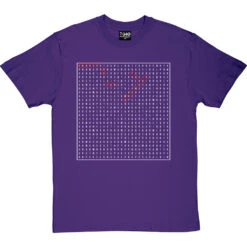 Personalised Word Search (Solved) T-Shirt -ThinkWear Collective Sales personalised wordsearch solved tshirt 2 purpletshirt