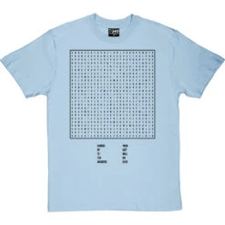 Personalised Word Search T-Shirt -ThinkWear Collective Sales personalised wordsearch tshirt 1 skybluetshirt