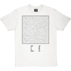 Personalised Word Search T-Shirt -ThinkWear Collective Sales personalised wordsearch tshirt 1 whitetshirt