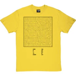 Personalised Word Search T-Shirt -ThinkWear Collective Sales personalised wordsearch tshirt 1 yellowtshirt