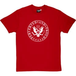 Perverted And Proud T-Shirt -ThinkWear Collective Sales perverted and proud tshirt 2 redtshirt