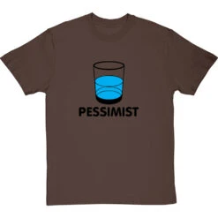 Pessimist T-Shirt -ThinkWear Collective Sales pessimist tshirt 1 hazelnuttshirt