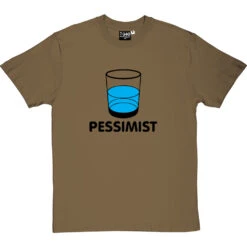Pessimist T-Shirt -ThinkWear Collective Sales pessimist tshirt 1 olivetshirt