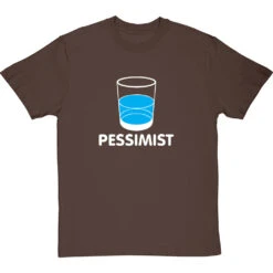 Pessimist T-Shirt -ThinkWear Collective Sales pessimist tshirt 2 hazelnuttshirt