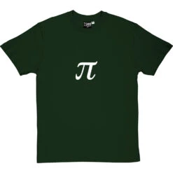 Pi 3.14 T-Shirt -ThinkWear Collective Sales pi 2 bottlegreentshirt