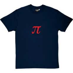 Pi 3.14 T-Shirt -ThinkWear Collective Sales pi 5 navybluetshirt