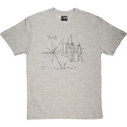 Pioneer Plaque T-Shirt -ThinkWear Collective Sales pioneer plaque tshirt 1 lightoxfordtshirt