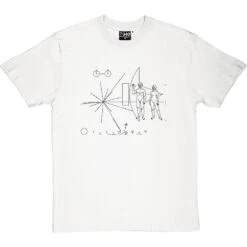 Pioneer Plaque T-Shirt -ThinkWear Collective Sales pioneer plaque tshirt 1 whitetshirt