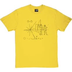 Pioneer Plaque T-Shirt -ThinkWear Collective Sales pioneer plaque tshirt 1 yellowtshirt