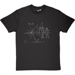 Pioneer Plaque T-Shirt -ThinkWear Collective Sales pioneer plaque tshirt 2 charcoaltshirt