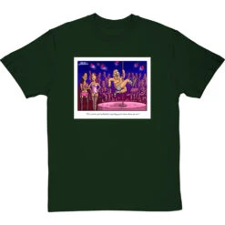 Pole Dancer T-Shirt -ThinkWear Collective Sales pole dancer tshirt bottlegreentshirt