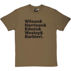 Porcupine Tree Line-Up T-Shirt -ThinkWear Collective Sales porcupine tree line up tshirt 1 olivetshirt