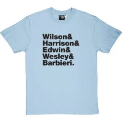 Porcupine Tree Line-Up T-Shirt -ThinkWear Collective Sales porcupine tree line up tshirt 1 skybluetshirt