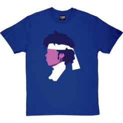 Prince Portrait T-Shirt 19 Prince Portrait T-Shirt -ThinkWear Collective Sales prince profile tshirt royalbluetshirt