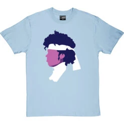 Prince Portrait T-Shirt 18 Prince Portrait T-Shirt -ThinkWear Collective Sales prince profile tshirt skybluetshirt
