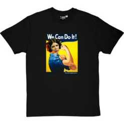 Princess Leia: We Can Do It T-Shirt -ThinkWear Collective Sales princess leia we can do it tshirt blacktshirt