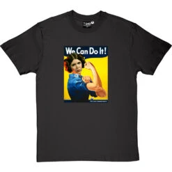 Princess Leia: We Can Do It T-Shirt -ThinkWear Collective Sales princess leia we can do it tshirt charcoaltshirt