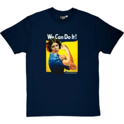 Princess Leia: We Can Do It T-Shirt -ThinkWear Collective Sales princess leia we can do it tshirt navybluetshirt