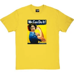 Princess Leia: We Can Do It T-Shirt -ThinkWear Collective Sales princess leia we can do it tshirt yellowtshirt