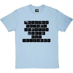 Problem Exists Between Chair And Keyboard T-Shirt -ThinkWear Collective Sales problem exists tshirt 1 skybluetshirt