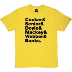 Pulp Line-Up T-Shirt -ThinkWear Collective Sales pulp tshirt 1 yellowtshirt