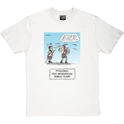 Pythagoras T-Shirt -ThinkWear Collective Sales pythagoras tshirt 1 whitetshirt