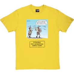 Pythagoras T-Shirt -ThinkWear Collective Sales pythagoras tshirt 1 yellowtshirt