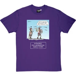 Pythagoras T-Shirt -ThinkWear Collective Sales pythagoras tshirt 2 purpletshirt