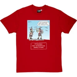 Pythagoras T-Shirt -ThinkWear Collective Sales pythagoras tshirt 2 redtshirt