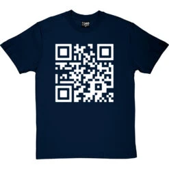 QR Code T-Shirt 11 QR Code T-Shirt -ThinkWear Collective Sales qr code tshirt 2 navybluetshirt