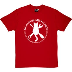 Quantum Mechanics T-Shirt -ThinkWear Collective Sales quantum mechanics tshirt 2 redtshirt