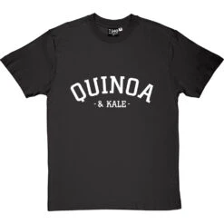 Quinoa And Kale T-Shirt -ThinkWear Collective Sales quinoa and kale tshirt 2 charcoaltshirt