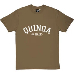 Quinoa And Kale T-Shirt -ThinkWear Collective Sales quinoa and kale tshirt 2 olivetshirt