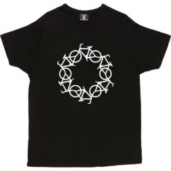 Re-Cycle T-Shirt -ThinkWear Collective Sales re cycle tshirt 2 black mens v neck tshirt