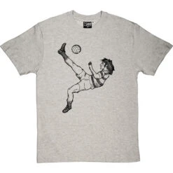 Robin Friday Bicycle Kick T-Shirt -ThinkWear Collective Sales robin friday bicycle tshirt 1 lightoxfordtshirt