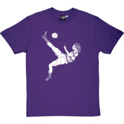 Robin Friday Bicycle Kick T-Shirt -ThinkWear Collective Sales robin friday bicycle tshirt 2 purpletshirt