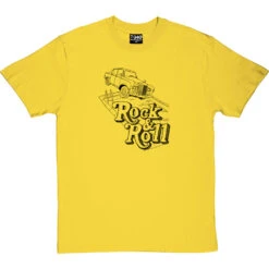 Rock And Roll Rolls Royce T-Shirt -ThinkWear Collective Sales rock and roll rolls royce tshirt yellowtshirt
