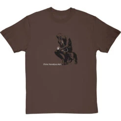 Rodin's I Think T-Shirt -ThinkWear Collective Sales rodinthink hazelnuttshirt