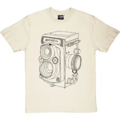 Vintage Rolleiflex Camera T-Shirt -ThinkWear Collective Sales rolleiflex camera tshirt 1 naturaltshirt