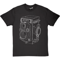Vintage Rolleiflex Camera T-Shirt -ThinkWear Collective Sales rolleiflex camera tshirt 2 charcoaltshirt