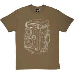 Vintage Rolleiflex Camera T-Shirt -ThinkWear Collective Sales rolleiflex camera tshirt 2 olivetshirt