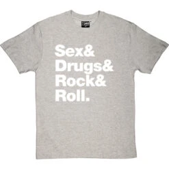 Sex & Drugs & Rock & Roll T-Shirt 27 Sex & Drugs & Rock & Roll T-Shirt -ThinkWear Collective Sales s d rock roll tshirt 2 lightoxfordtshirt