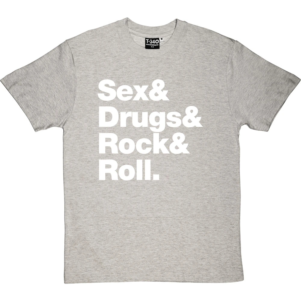 Sex & Drugs & Rock & Roll T-Shirt 8 Sex & Drugs & Rock & Roll T-Shirt - Image 8