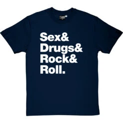 Sex & Drugs & Rock & Roll T-Shirt 37 Sex & Drugs & Rock & Roll T-Shirt -ThinkWear Collective Sales s d rock roll tshirt 2 navybluetshirt