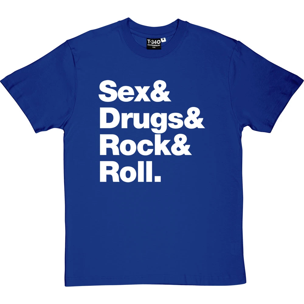 Sex & Drugs & Rock & Roll T-Shirt 10 Sex & Drugs & Rock & Roll T-Shirt - Image 10