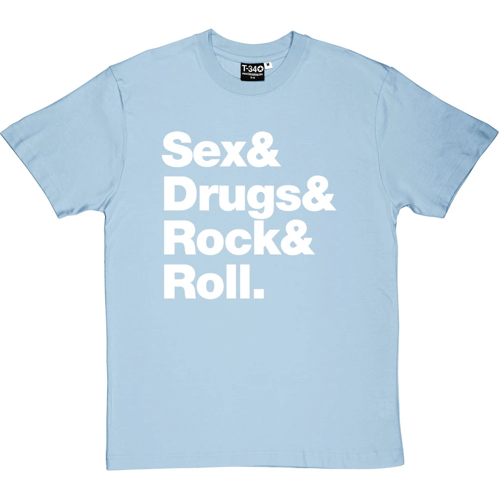 Sex & Drugs & Rock & Roll T-Shirt 2 Sex & Drugs & Rock & Roll T-Shirt - Image 2