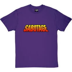 Sabotage T-Shirt -ThinkWear Collective Sales sabotage tshirt purpletshirt