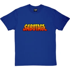 Sabotage T-Shirt -ThinkWear Collective Sales sabotage tshirt royalbluetshirt